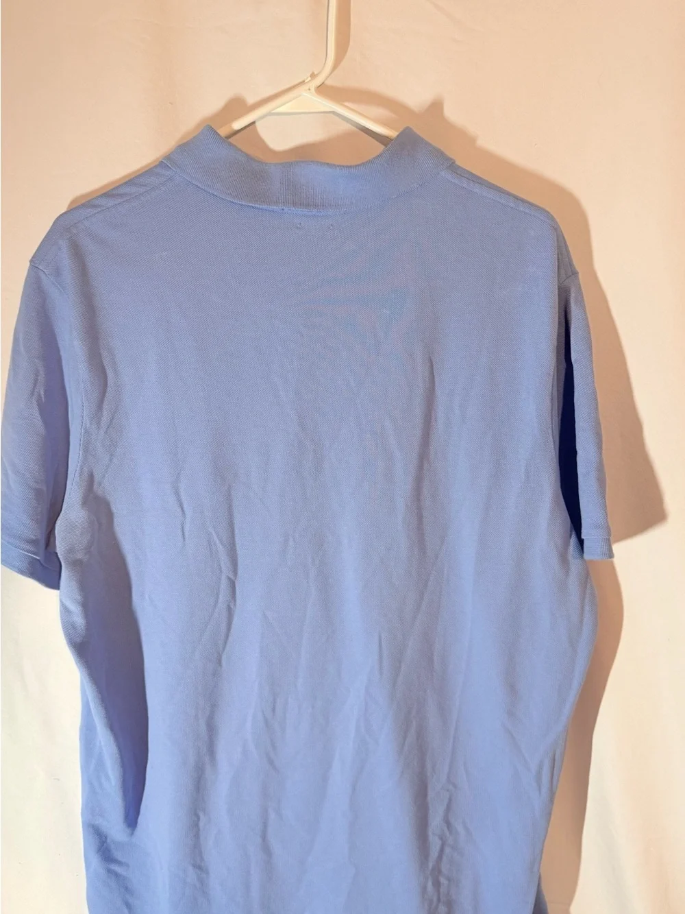 Polo Ralph Lauren Men’s Large Classic Fit Blue Cotton Polo Shirt Yellow Pony